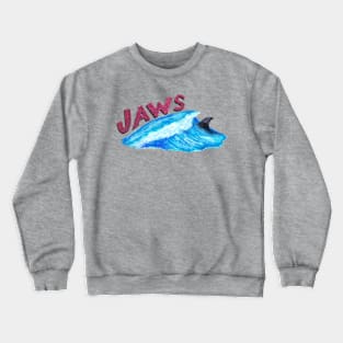 Painted Jaws Wave Crewneck Sweatshirt